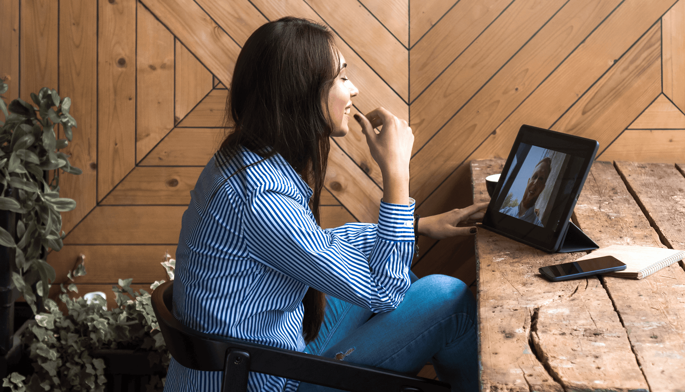 telecommuting video meeting