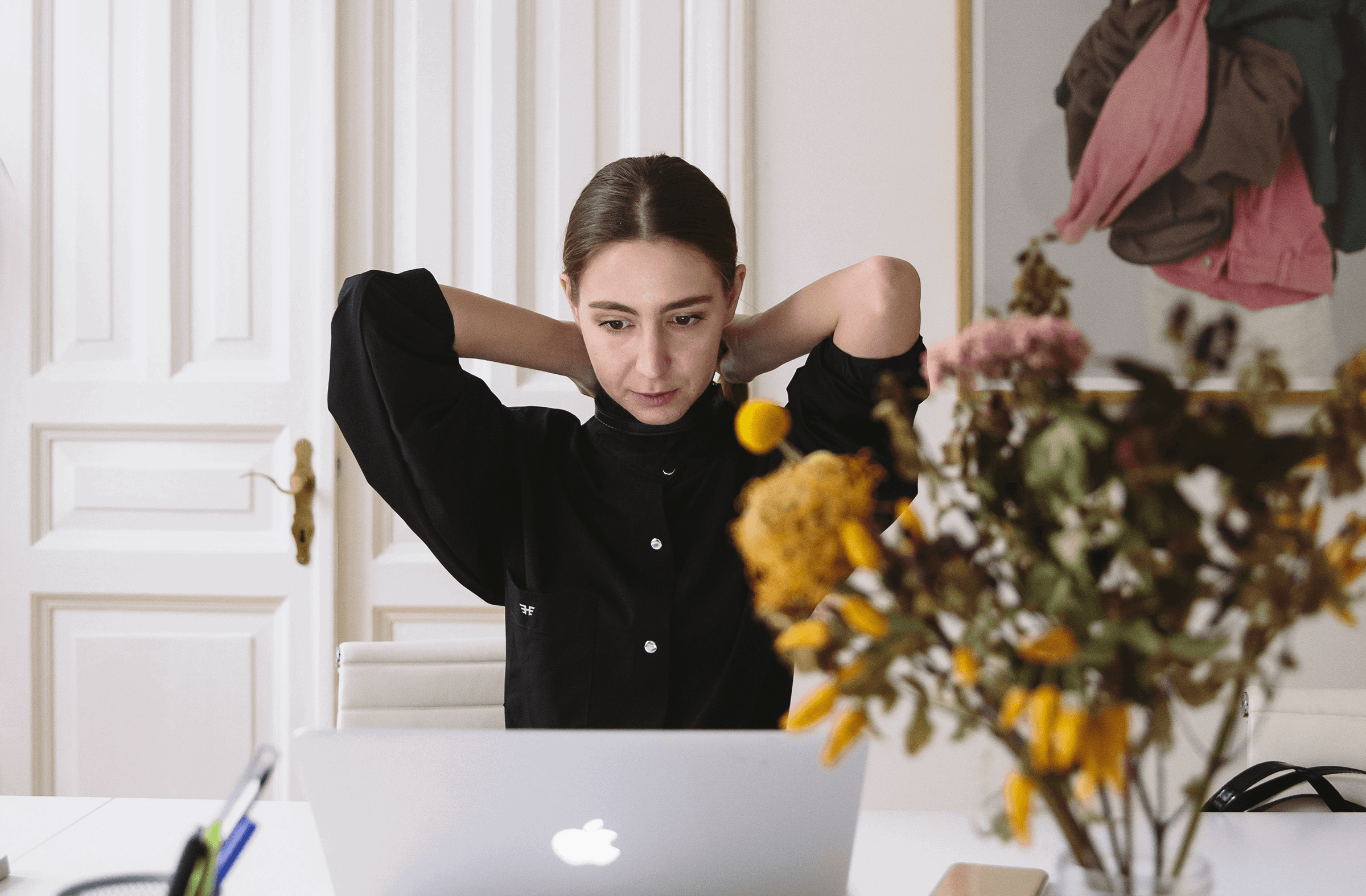 end of telecommuting day