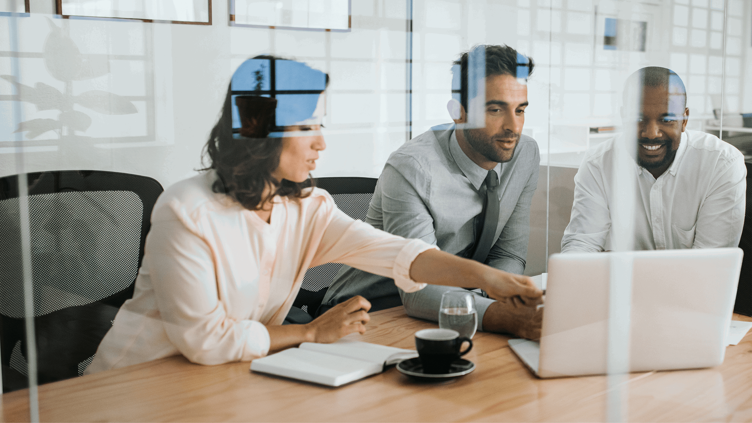 team getting organized for their project