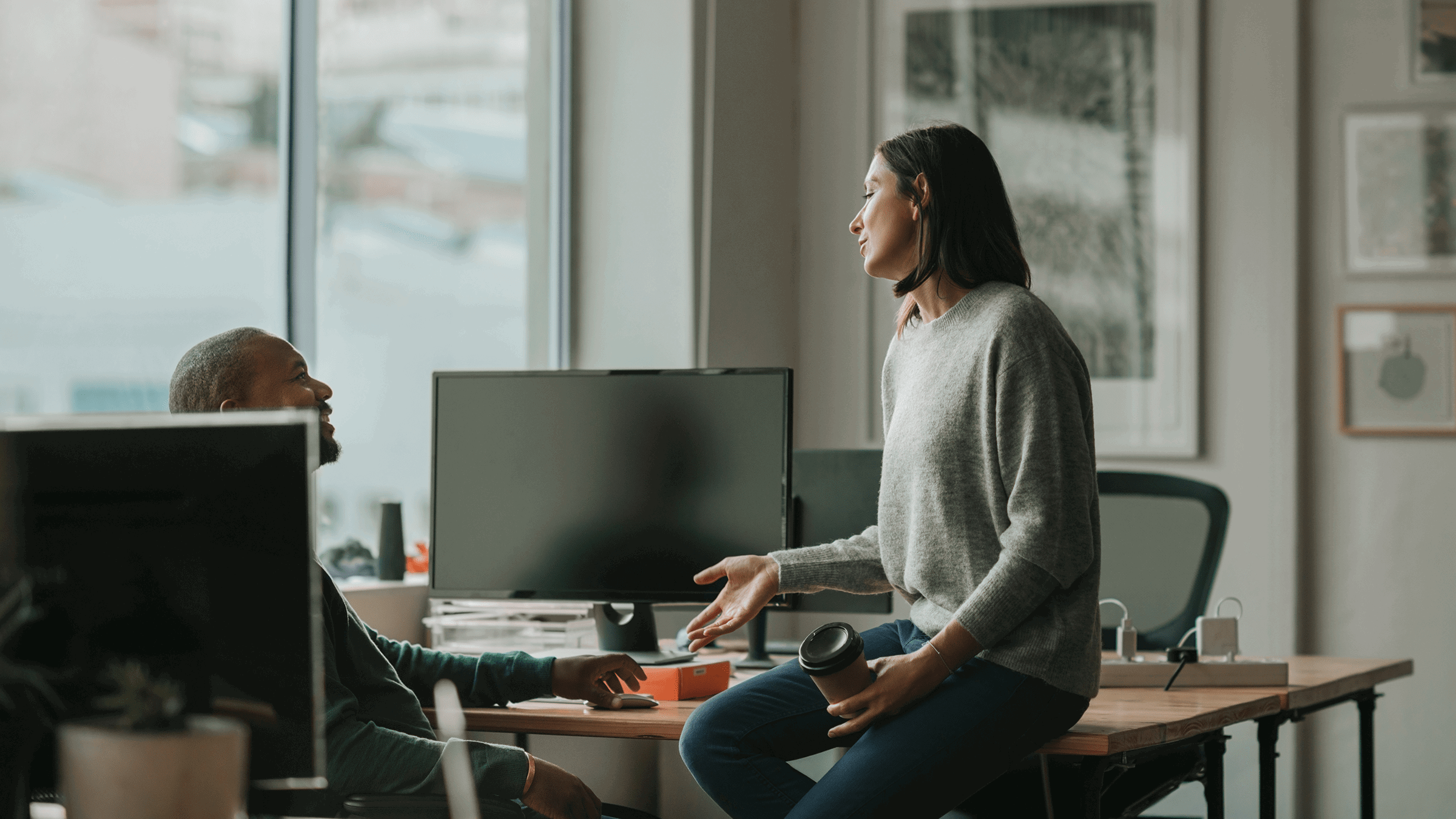 coworkers practice social sensativity