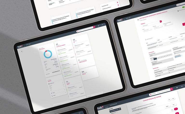 Tablets showcasing Primonial platform