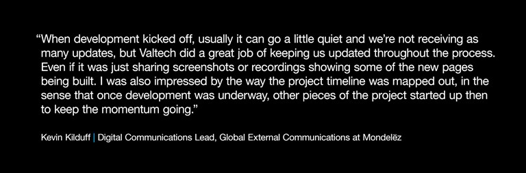 Quote on black background