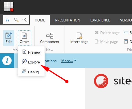 sitecore editor