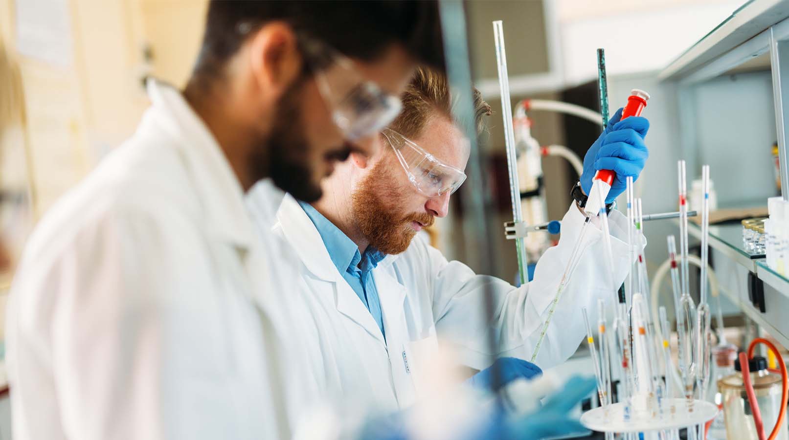 BioLab engineers working