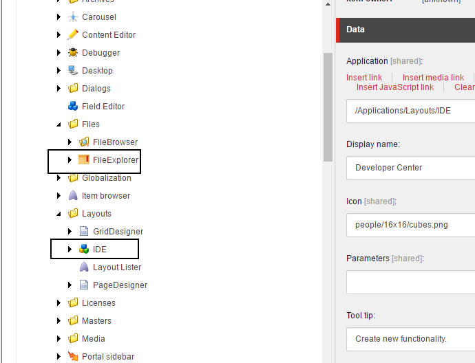 accessing the application